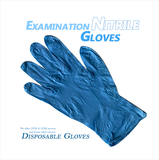 Nitrile Disposable Gloves - Blue